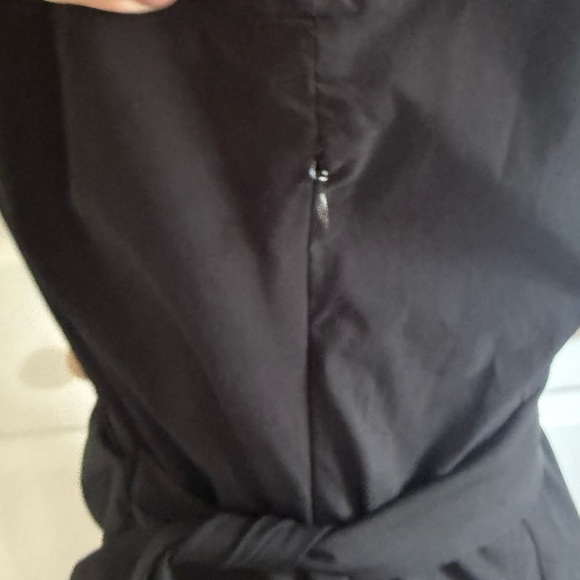 DVF Diane Von Furstenberg SIZE 6 Della black faux wrap sheath mini dress - Picture 5 of 11